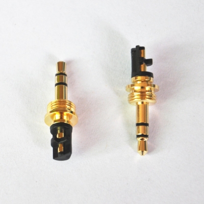 3.5*9.0 stereo screw gold plating plug