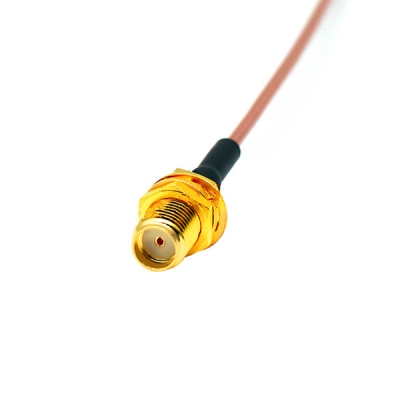 SMA female with nut RG178 RF cable