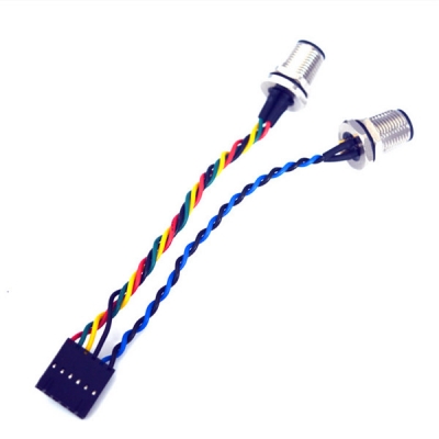 M12 waterproof plug connecting cable